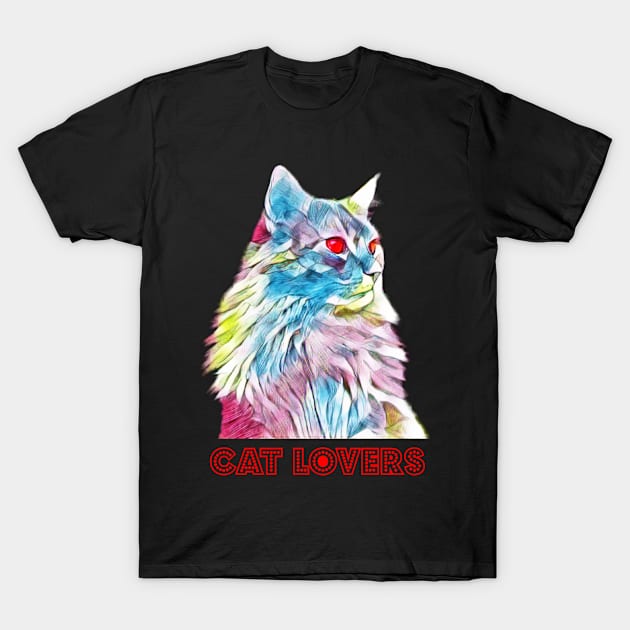 Cat Lovers T-Shirt by MasBenz